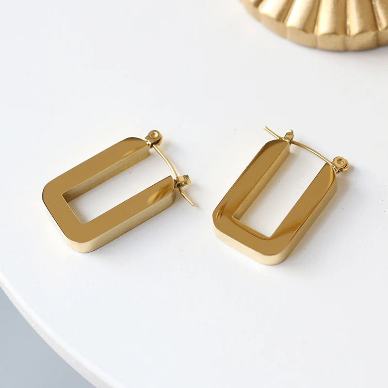 U-Shaped Hinged Earrings