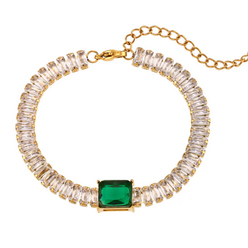 Emerald Crystal Bracelet